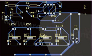 电池充电器PCB图-深圳宏力捷