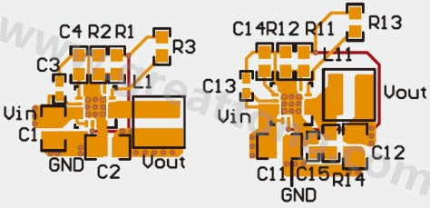 使用通孔及单点接地的 PCB 成品配置及路径